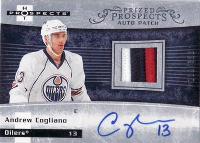 #208 Andrew Cogliano - Edmonton Oilers - 2007-08 Fleer Hot Prospects Hockey