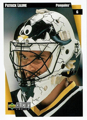 #208 Patrick Lalime - Pittsburgh Penguins - 1997-98 Collector's Choice Hockey