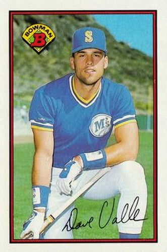 #208 Dave Valle - Seattle Mariners - 1989 Bowman Baseball