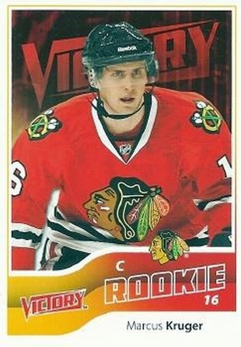#208 Marcus Kruger - Chicago Blackhawks - 2011-12 Upper Deck Victory Hockey