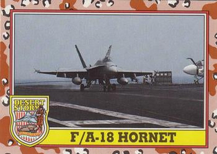 #208 F/A-18 Hornet - 1991 Topps Desert Storm