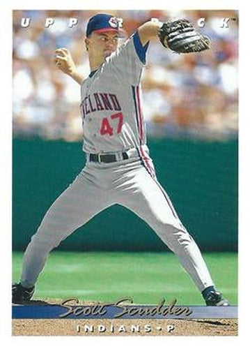 #208 Scott Scudder - Cleveland Indians - 1993 Upper Deck Baseball