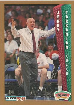 #208 Jerry Tarkanian - San Antonio Spurs - 1992-93 Fleer Basketball