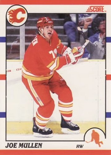 #208 Joe Mullen - Calgary Flames - 1990-91 Score Canadian Hockey