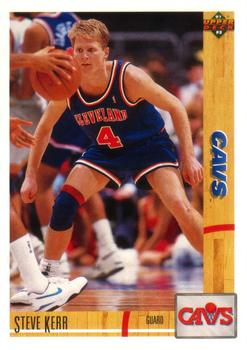 #208 Steve Kerr - Cleveland Cavaliers - 1991-92 Upper Deck Basketball