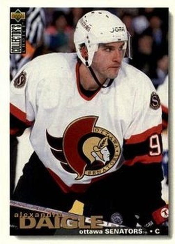 #208 Alexandre Daigle - Ottawa Senators - 1995-96 Collector's Choice Hockey