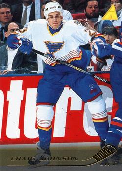 #208 Craig Johnson - St. Louis Blues - 1995-96 Pinnacle Hockey