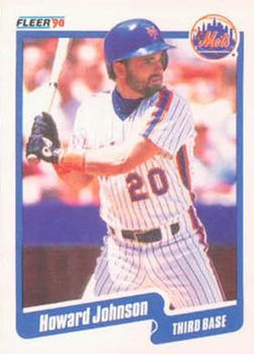 #208 Howard Johnson - New York Mets - 1990 Fleer USA Baseball
