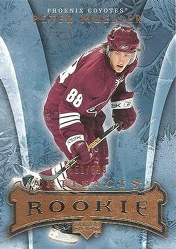 #208 Peter Mueller - Phoenix Coyotes - 2007-08 Upper Deck Artifacts Hockey