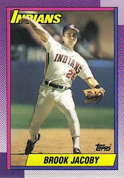 #208 Brook Jacoby - Cleveland Indians - 1990 Topps Baseball