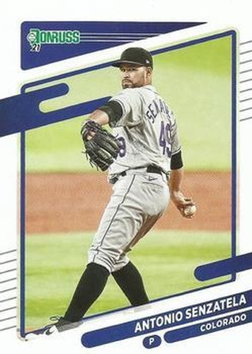 #208 Antonio Senzatela - Colorado Rockies - 2021 Donruss Baseball