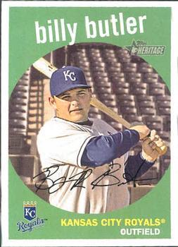 #208 Billy Butler - Kansas City Royals - 2008 Topps Heritage Baseball