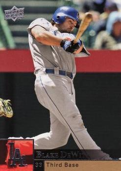 #208 Blake DeWitt - Los Angeles Dodgers - 2009 Upper Deck Baseball