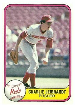 #208 Charlie Leibrandt - Cincinnati Reds - 1981 Fleer Baseball