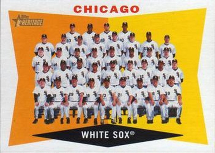 #208 Chicago White Sox - Chicago White Sox - 2009 Topps Heritage Baseball