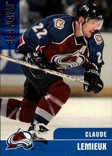 #208 Claude Lemieux - Colorado Avalanche - 1999-00 Be a Player Memorabilia Hockey