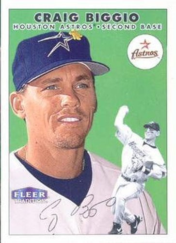 #208 Craig Biggio - Houston Astros - 2000 Fleer Tradition Baseball