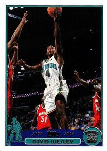 #208 David Wesley - New Orleans Hornets - 2003-04 Topps Basketball