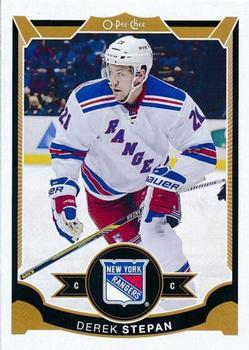 #208 Derek Stepan - New York Rangers - 2015-16 O-Pee-Chee Hockey