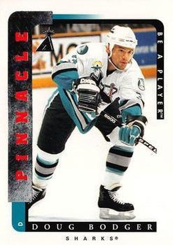 #208 Doug Bodger - San Jose Sharks - 1996-97 Pinnacle Be a Player Hockey