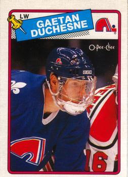 #208 Gaetan Duchesne - Quebec Nordiques - 1988-89 O-Pee-Chee Hockey