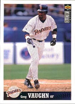 #208 Greg Vaughn - San Diego Padres - 1997 Collector's Choice Baseball