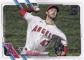 #208 Griffin Canning - Los Angeles Angels - 2021 Topps Baseball