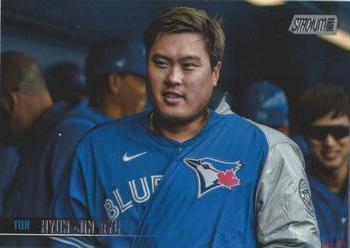 #208 Hyun-Jin Ryu - Toronto Blue Jays - 2021 Stadium Club Baseball