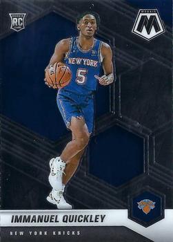 #208 Immanuel Quickley - New York Knicks - 2020-21 Panini Mosaic Basketball