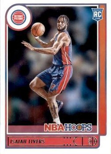 #208 Isaiah Livers - Detroit Pistons - 2021-22 Hoops Basketball