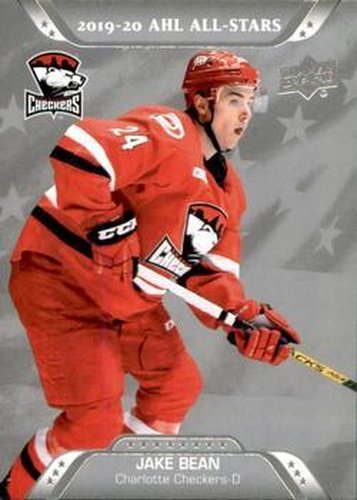 #208 Jake Bean - Charlotte Checkers - 2020-21 Upper Deck AHL Hockey