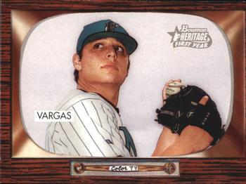 #208 Jason Vargas - Florida Marlins - 2004 Bowman Heritage Baseball
