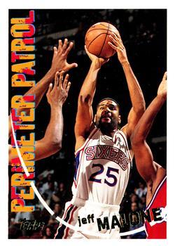 #208 Jeff Malone - Philadelphia 76ers - 1994-95 Topps Basketball