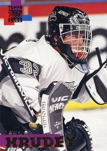 #208 Kelly Hrudey - Los Angeles Kings - 1994-95 Stadium Club Hockey