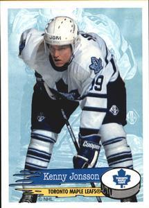 #208 Kenny Jonsson - Toronto Maple Leafs - 1995-96 Panini Hockey Stickers