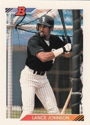 #208 Lance Johnson - Chicago White Sox - 1992 Bowman Baseball