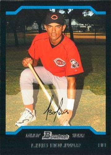 #208 Luis Bolivar - Cincinnati Reds - 2004 Bowman Baseball