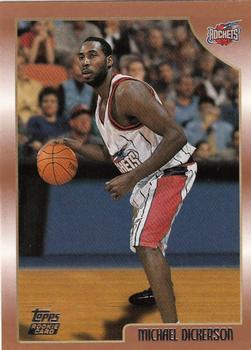 #208 Michael Dickerson - Houston Rockets - 1998-99 Topps Basketball