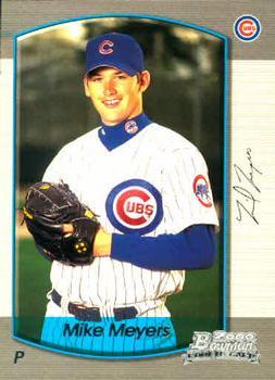 #208 Mike Meyers - Chicago Cubs - 2000 Bowman Baseball