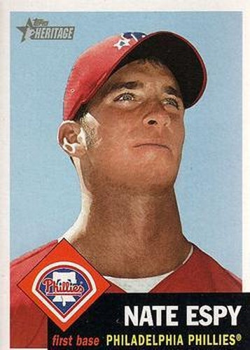 #208 Nate Espy - Philadelphia Phillies - 2002 Topps Heritage Baseball