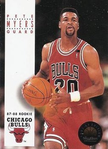#208 Pete Myers - Chicago Bulls - 1993-94 SkyBox Premium Basketball