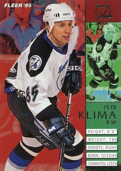 #208 Petr Klima - Tampa Bay Lightning - 1994-95 Fleer Hockey