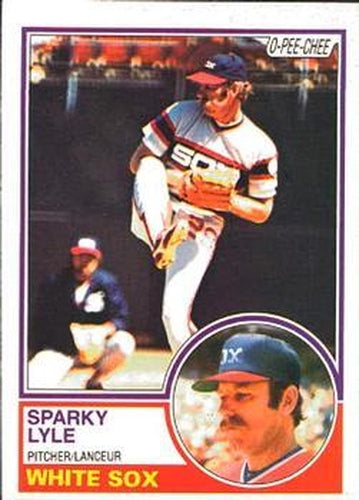 #208 Sparky Lyle - Chicago White Sox - 1983 O-Pee-Chee Baseball