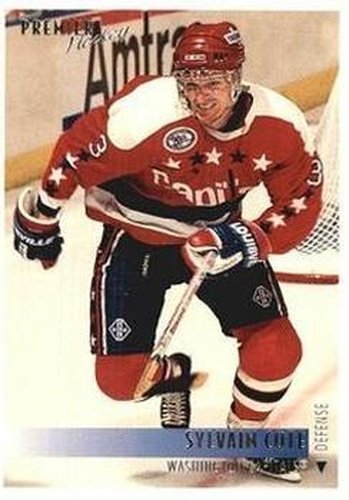 #208 Sylvain Cote - Washington Capitals - 1994-95 Topps Premier Hockey