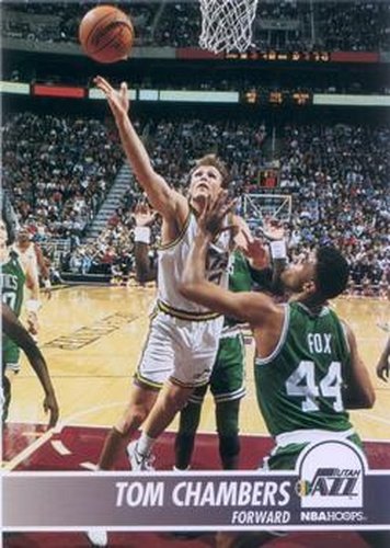 #208 Tom Chambers - Utah Jazz - 1994-95 Hoops Basketball