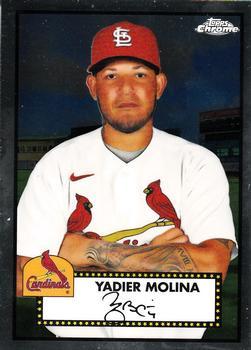 #208 Yadier Molina - St. Louis Cardinals - 2021 Topps Chrome Platinum Anniversary Baseball