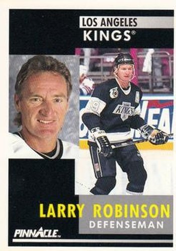 #208 Larry Robinson - Los Angeles Kings - 1991-92 Pinnacle Hockey