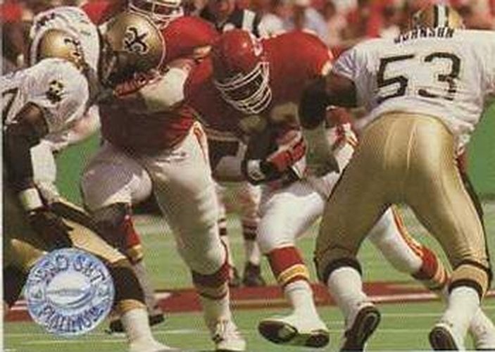 #208 Barry Word - Kansas City Chiefs - 1991 Pro Set Platinum Football