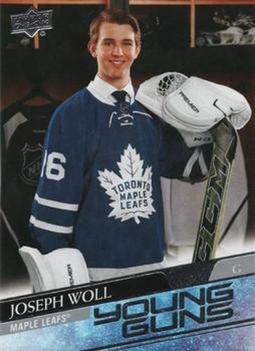 #208 Joseph Woll - Toronto Maple Leafs - 2020-21 Upper Deck Hockey