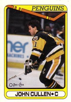 #208 John Cullen - Pittsburgh Penguins - 1990-91 O-Pee-Chee Hockey